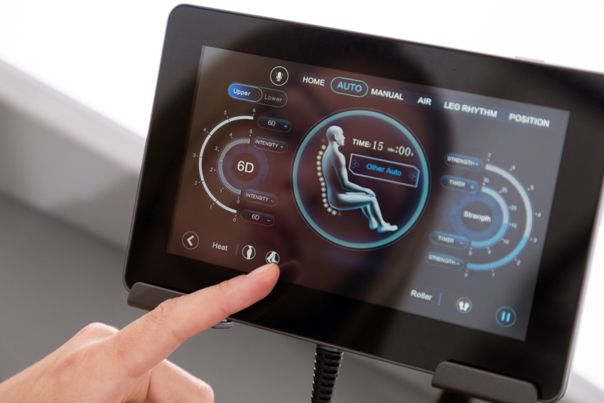 Elektrické masážne kreslo Duo 4D Massager