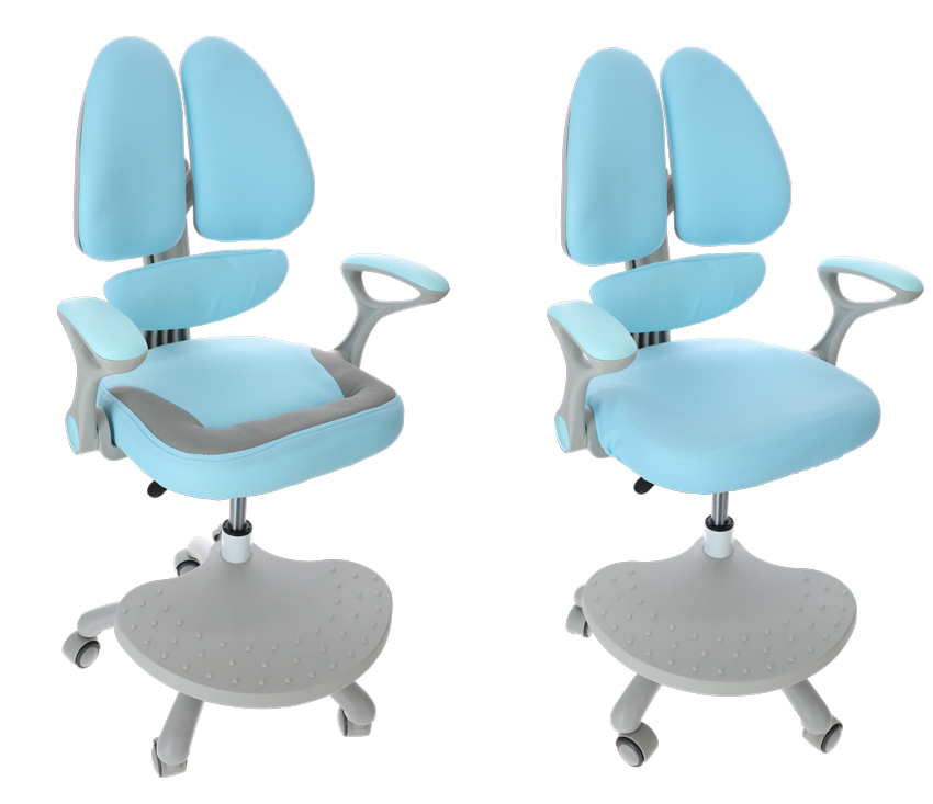 Detská rastúca stolička UNIZDRAV, modrá