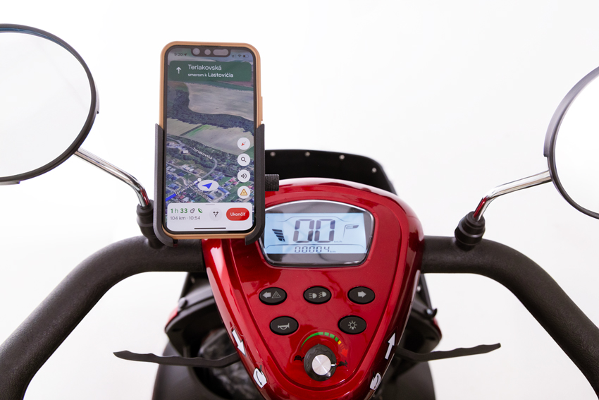Držiak na mobil na elektrický skúter