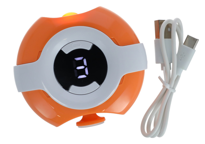 Elektrický zastrihávač nechtov, oranžový