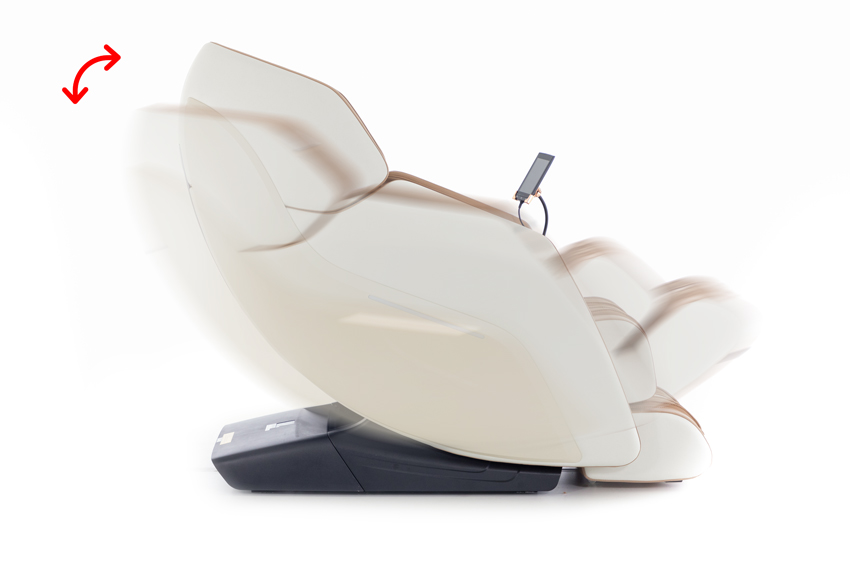 Masážne elektrické kreslo RelaxPro 3D MASSAGER, bielo-hnedé