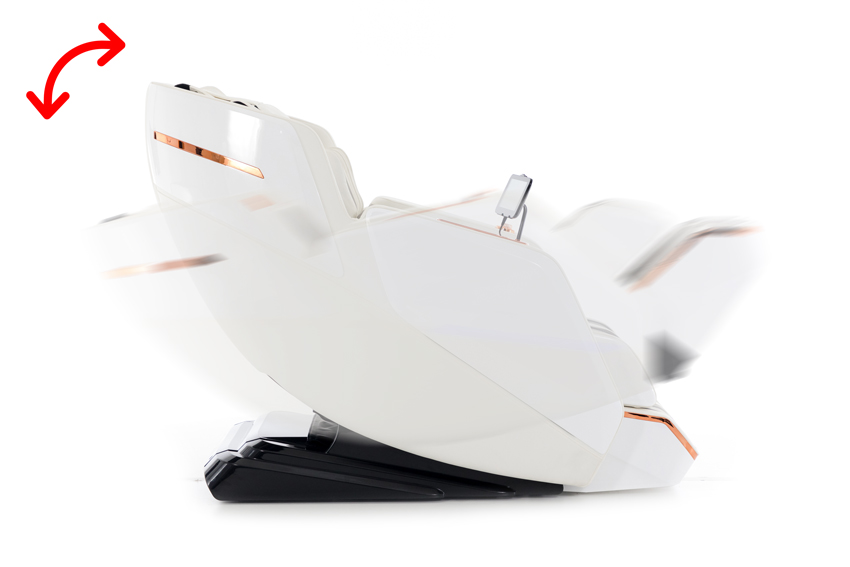 Masážne elektrické kreslo Prestige 3D MASSAGER s ionizátorom vzduchu, biele