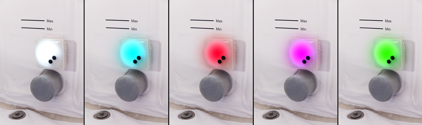 Nafukovacia vírivka UNIZDRAV pre 4 osoby - BEZ PRÍDAVNÉHO LED OSVETLENIA