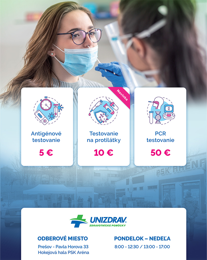 Antigénové testovanie na COVID-19 Bardejov