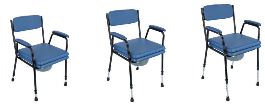 Toaletná stolička výškovo nastaviteľná UNIZDRAV