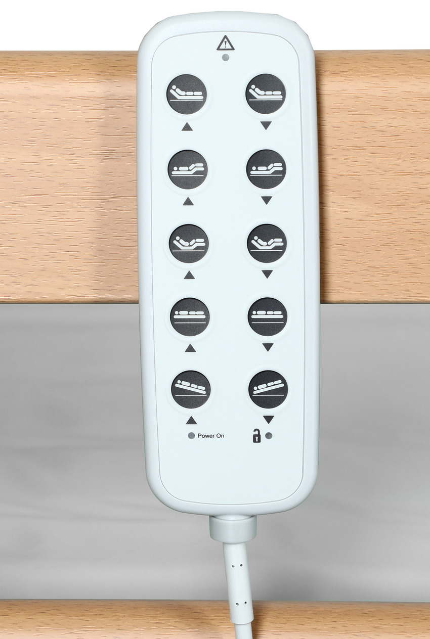 Elektrická polohovacia posteľ CLASSIC - ŠKRABANCE NA ČELE POSTELE