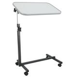 Lôžkový stolík k posteli bielosivý