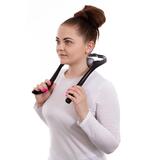 Masážna pomôcka na krk a krčnú chrbticu s 2 hlavicami