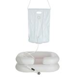 Gumené umývadlo na vlasy s prenosnou sprchou