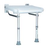 Nástenná sklopná sedačka s nožkami