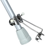 Protišmykový nadstavec na barly s kovovou sklapkou