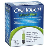 Testovacie prúžky OneTouch select plus, 50 ks