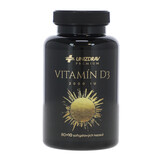 Vitamín D3 2000 IU UNIZDRAV,  80 + 10 kapsúl zdarma