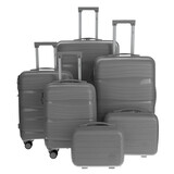Cestovný kufor, sivý