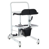 Hydraulická stolička na presun s toaletným vedrom UNIZDRAV