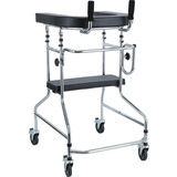 Pojazdné chodítko s opornou plochou a sedadlom UNIZDRAV