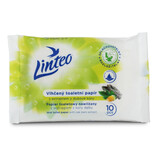 LINTEO Vlhčený toaletný papier z dubovej kôry, 10 ks