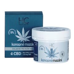 Health Culture Chladivé konopné mazanie 5 % s CBD, 125 ml