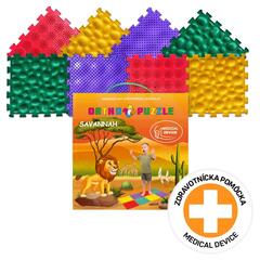 Ortopedický koberček ORTHOPUZZLE Savana – pre deti od 1 roka