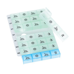 Dávkovač liekov – týždenný + denný malý, T04+T04