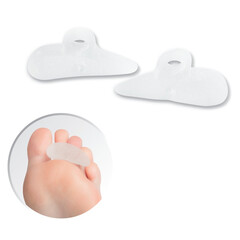 Podpora prstov silikónová, 2 ks