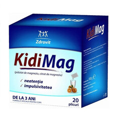ZDROVIT KidiMag, 20 vrecúšok