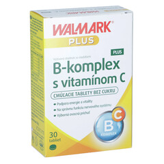 Walmark B-komplex + vitamín C, 30 tabliet