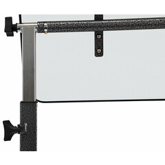 Lôžkový stolík k posteli bielosivý