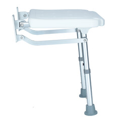 Nástenná sklopná sedačka s nožkami