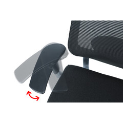 Ergonomická stolička Office, čierna