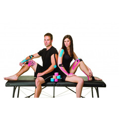 Kinezio tejp Ares 5 cm x 5 m, béžový