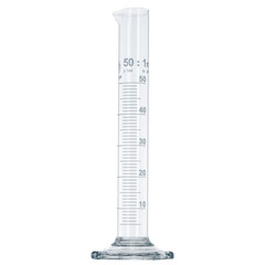 Sklenený odmerný valec, 50 ml
