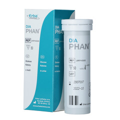 DIAPHAN testovacie prúžky na moč, 50 ks