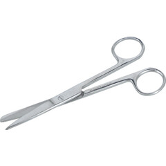 Nožnice rovné hrotnato tupé, 14cm