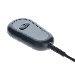 Masážne polohovacie kreslo s vyklápaním látkové, farba antracit