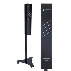 Germicídny žiarič UNIZDRAV uzavretý mobilný – čierne vyhotovenie