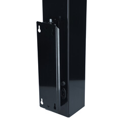 Germicídny žiarič UNIZDRAV s displejom uzavretý nástenný – čierne vyhotovenie