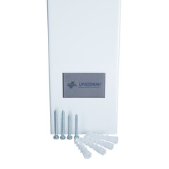 Germicídny žiarič UNIZDRAV s displejom uzavretý nástenný – biele vyhotovenie