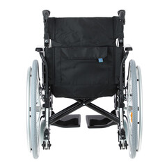 Invalidný vozík odľahčený s brzdami pre doprovod