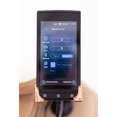 Masážne elektrické kreslo RelaxPro 3D MASSAGER, bielo-hnedé