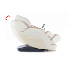 Masážne elektrické kreslo RelaxPro 3D MASSAGER, bielo-hnedé