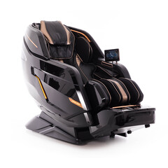 Masážne elektrické kreslo LUX 4D MASSAGER, čiernozlaté