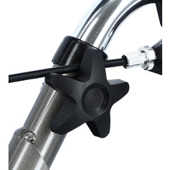 Štvorkolesové chodítko odľahčené, bordové