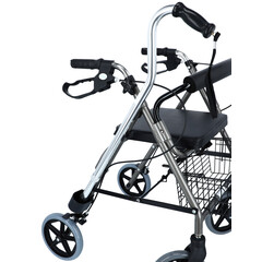 Štvorkolesové chodítko odľahčené, bordové