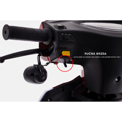 Elektrický dvojmiestny skúter CHAMPION DUO pre seniorov a imobilných – výkonný 1000 W motor