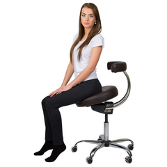 Ergonomická stolička do ambulancie, zelená