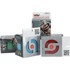 Kinezio tejp Ares 5 cm x 5 m, červený