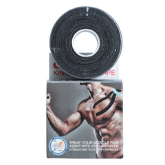 Kinezio tejp Ares 5 cm x 5 m, čierny