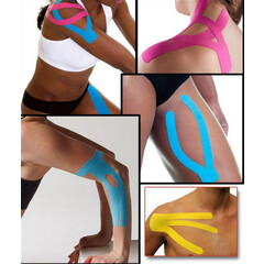 Kinezio tejp Ares 5 cm x 5 m, zelený