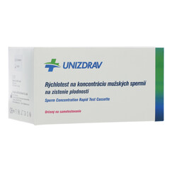 Rýchlotest na koncentráciu mužských spermií na zistenie plodnosti